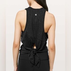 Lululemon Goal Up Tank Black / White Size Small / Medium